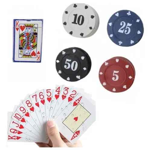JOGO POCKER NA CX MADEIRA